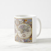 1626年からの世界地図 コーヒーマグカップ (正面右)