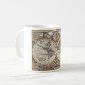 1626年からの世界地図 コーヒーマグカップ (正面左)