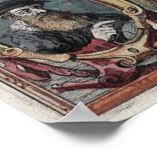 1630世界地図 ポスター (角)