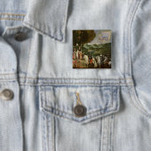 1631年にルイ14世の結婚のアレゴリー 缶バッジ (インサイチュ)