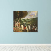 1631年のルイ14世の結婚の寓話 キャンバスプリント (インサイチュ (ウッドフロア))