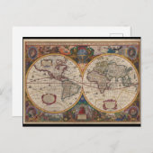 1633ノバトティオテララムオルビス地理学 ポストカード (正面/裏面)