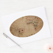 1633屋根裏海ポルノラン図 – Pascoal Roiz 楕円形シール (封筒)