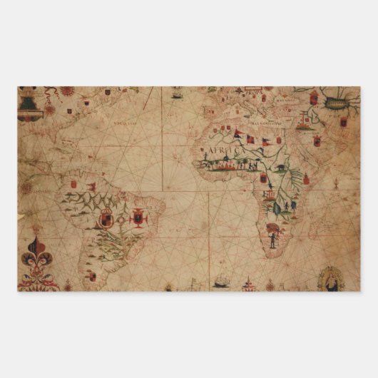 1633屋根裏海ポルノラン図 – Pascoal Roiz 長方形シール (正面)