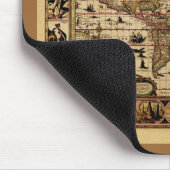 1635世界地図バイウィレムマウスパッド マウスパッド (コーナー)