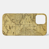 1635年のヴィンテージ地図 Case-Mate iPhoneケース (裏面 (横))