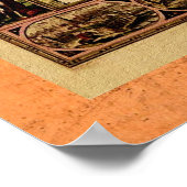 1635年旧世界地図ポスター ポスター (角)