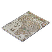 1635年頃のブラエウによるアフリカの古地図 ノートブック (左側)