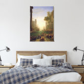 1637年–39オスティアで聖ポーラロマの上陸 キャンバスプリント (インサイチュ (寝室))