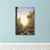 1637年–39オスティアで聖ポーラロマの上陸 キャンバスプリント (インサイチュ (ウッドフロア))