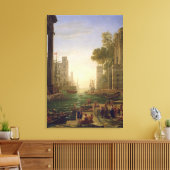 1637年–39オスティアで聖ポーラロマの上陸 キャンバスプリント (インサイチュ (リビング))