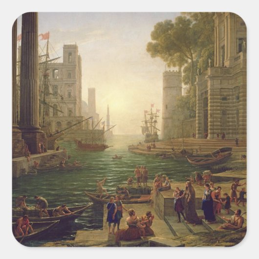 1637年–39オスティアで聖ポーラロマの上陸 スクエアシール (正面)