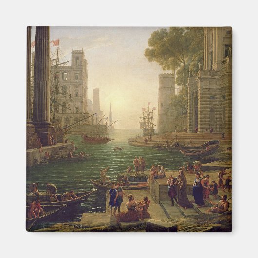 1637年–39オスティアで聖ポーラロマの上陸 マグネット (正面)