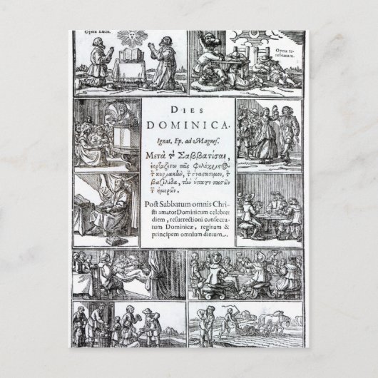 1639年、主の日 ポストカード (正面)