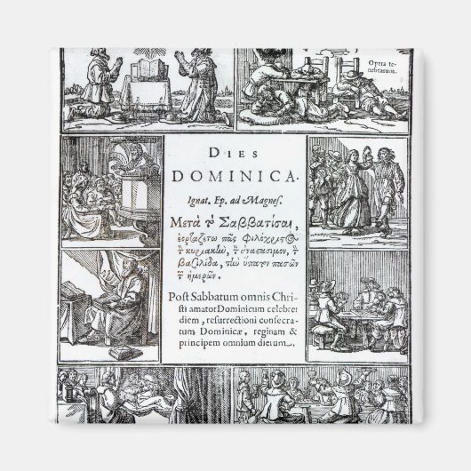 1639年、主の日 マグネット (正面)
