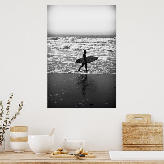 163.一匹狼と海 ポスター (キッチン)