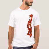 164オレンジ色の受入れ Tシャツ (正面)