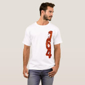 164オレンジ色の受入れ Tシャツ (正面フル)