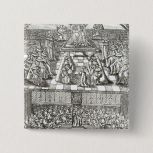 1640年に議会の家 缶バッジ