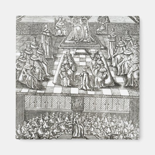 1640年の議会住宅 マグネット (正面)