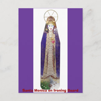 1641，アイロニングボードにサンタモニカ ポストカード