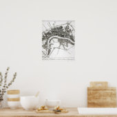 1642年と1643年、1738年のロンドン要塞 ポスター (キッチン)