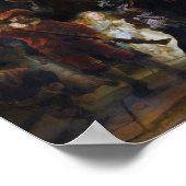 1642年、レンブラントの宿直 ポスター (角)