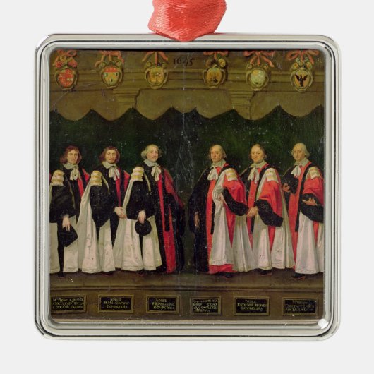 1644-45年の市会議員 メタルオーナメント (正面)