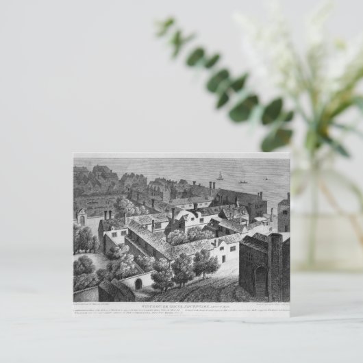 1649年頃のサザークのウィンチェスター・ハウス ポストカード (スタンド正面)