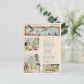 164.コウノトリとキツネと厩舎 ポストカード (スタンド正面)