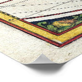 1650ヤンソン古代世界地図 ポスター (角)