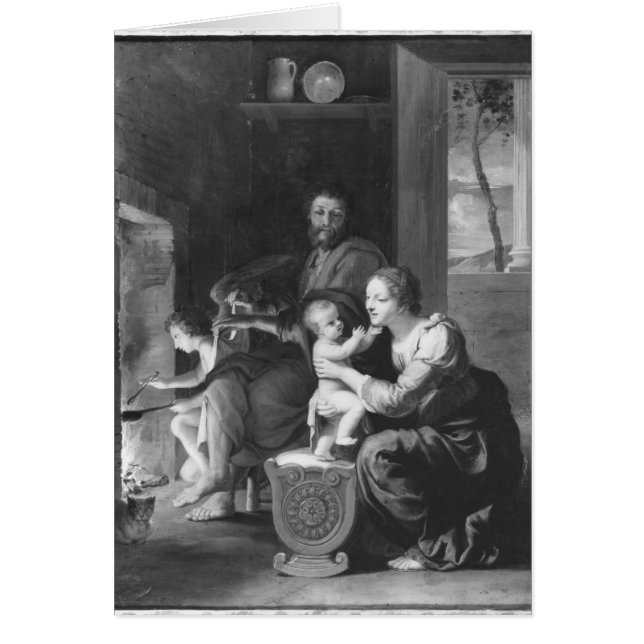 1650年後の神聖な家族、 (正面)