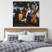 1652年～55年のムース・メルポメネ、エラト、ポリムニア キャンバスプリント (インサイチュ (寝室))