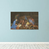 1653年頃の羊飼いの崇拝 キャンバスプリント (インサイチュ (ウッドフロア))