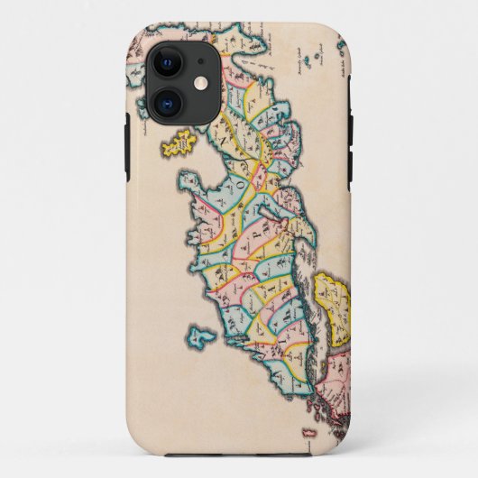 1655年の日本の地図 Case-Mate iPhoneケース (裏面)