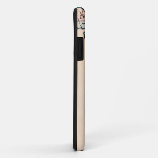 1655年の日本の地図 Case-Mate iPhoneケース (裏面/右)