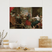 1657年のスピナーまたはアラクネの寓話 ポスター (キッチン)