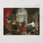 1657年のスピナーまたはアラクネの寓話 ポストカード (正面)