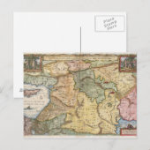 1657年ヴィシュエ聖地の地図 ポストカード (正面/裏面)