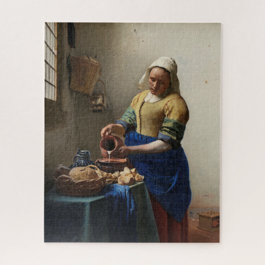 1657 Vermeer The Milkmaid ジグソーパズル (縦)