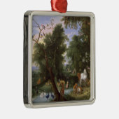 1659年エデンの園 メタルオーナメント (右)