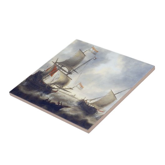 1660年代の船舶 タイル (側面)