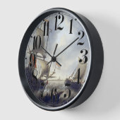 1660年代の船舶 壁時計 (傾斜)