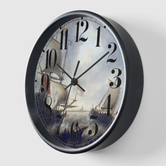 1660年代の船舶 壁時計 (傾斜)