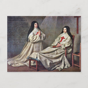 1662年のEx-Votos By Champaigne Philippe De ポストカード