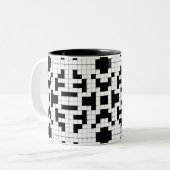 16640-crossword-パズル – ベクトルCROSSWORDパズルVEC ツートーンマグカップ (正面左)