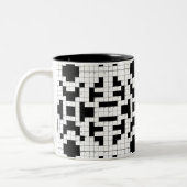 16640-crossword-パズル – ベクトルCROSSWORDパズルVEC ツートーンマグカップ (左)