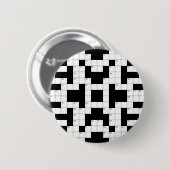 16640-crossword-パズル – ベクトルCROSSWORDパズルVEC 缶バッジ (正面&裏面)