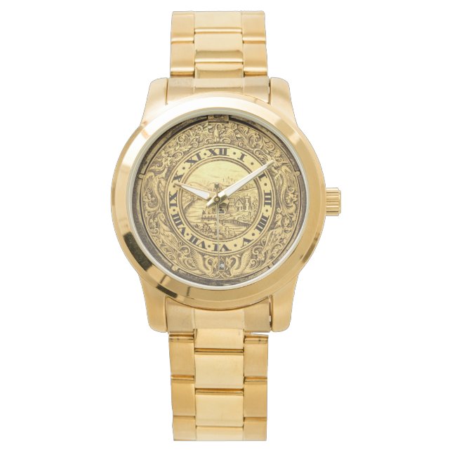 1665ヘンリージョーンズプリント 腕時計 (正面)