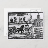 1665年の疫病で死んだ素晴らし者を引き出せ ポストカード (正面/裏面)